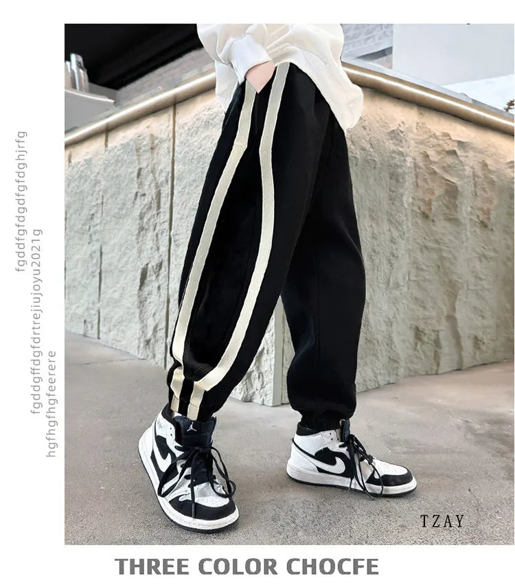 Teen Boys’ Spring Autumn School Trousers