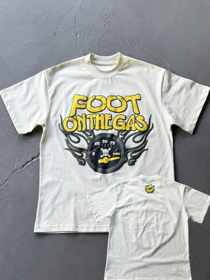 High-Quality Niche Trendy Printed Foot On The Gas