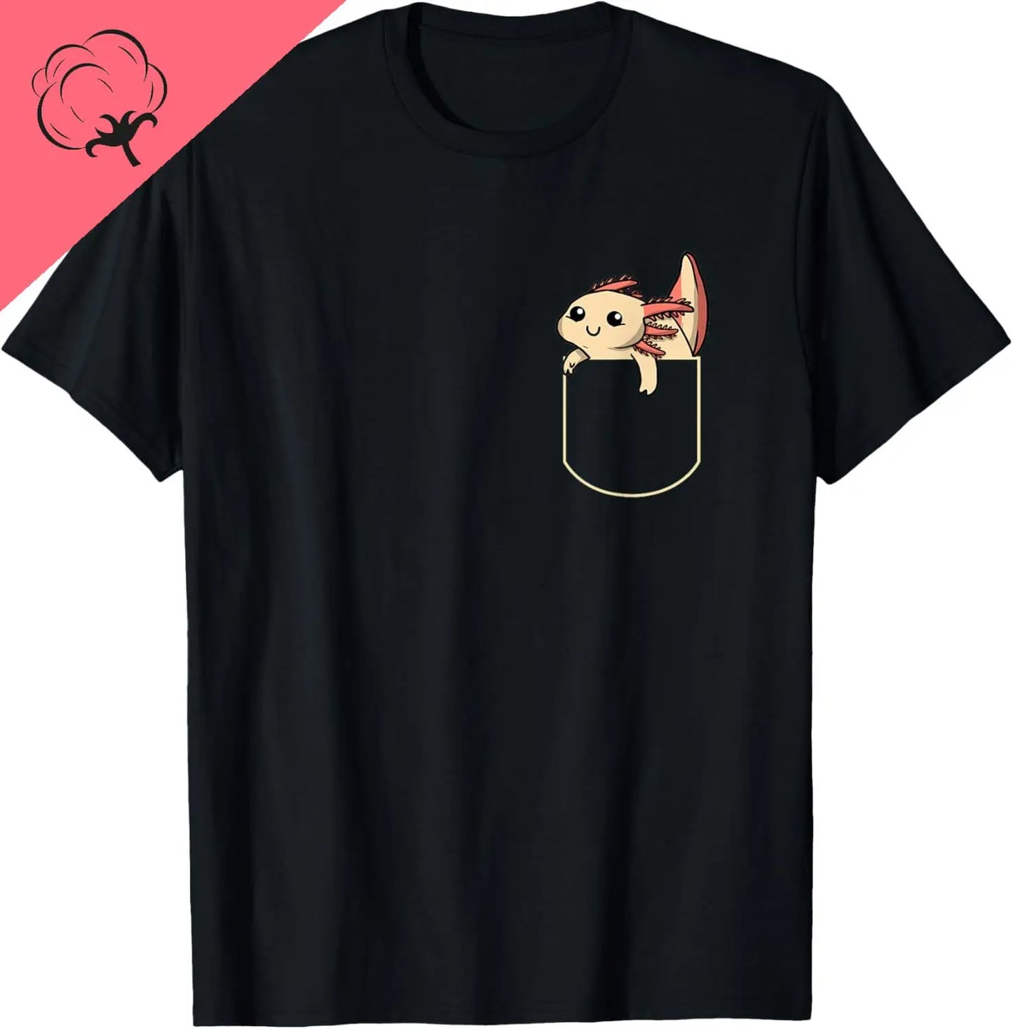 The World Kawaii Types of Axolotl Fish Amphibian T-Shirt