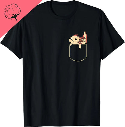 The World Kawaii Types of Axolotl Fish Amphibian T-Shirt