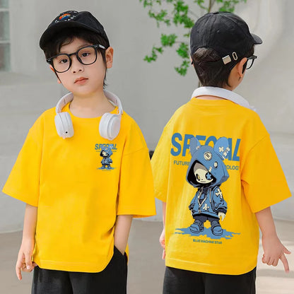 Boys T Shirts Girls Short Sleeve Cotton