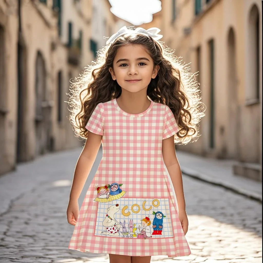 Fashion Dress Cartoon 3D Print