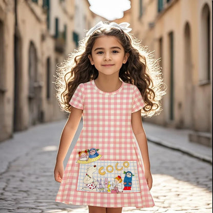 Fashion Dress Cartoon 3D Print