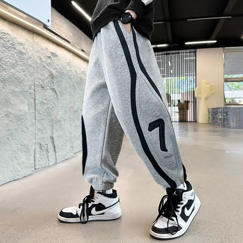 Teen Boys’ Spring Autumn School Trousers