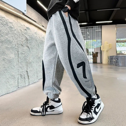 Teen Boys’ Spring Autumn School Trousers