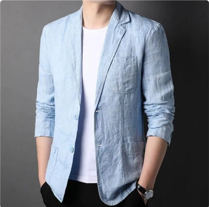 Fashion Coat Linen Blaze