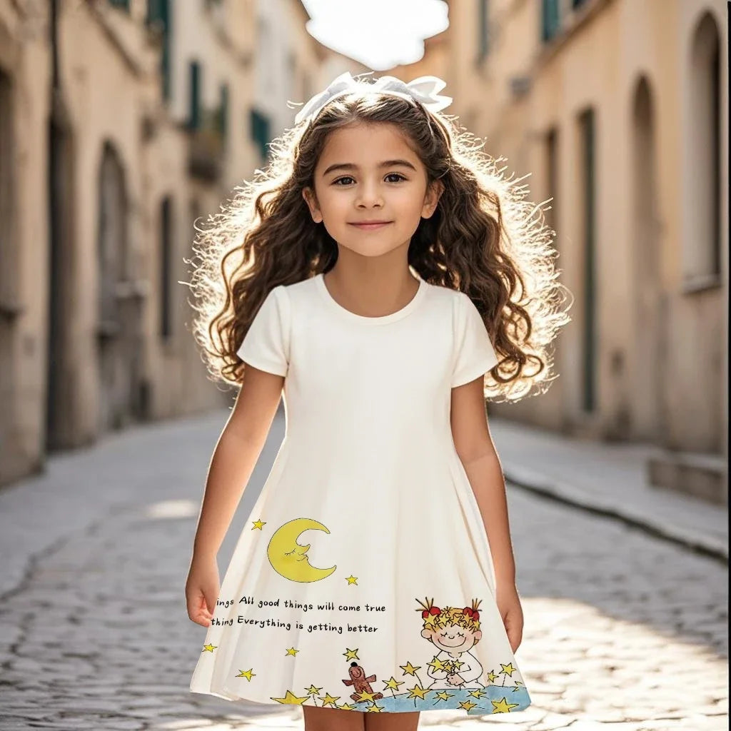 Fashion Dress Cartoon 3D Print