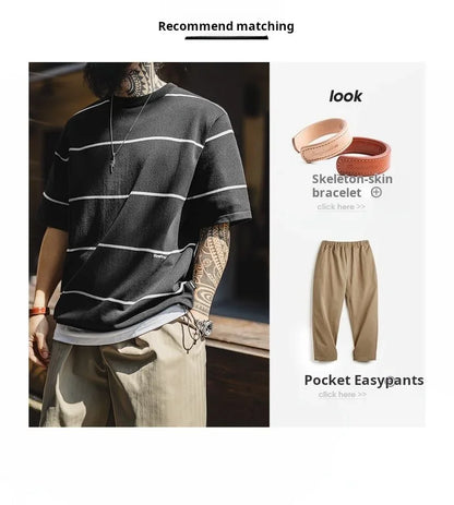 Loose Fit Crew Neck Versatile Classic Tops