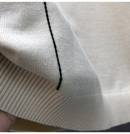 Slim Fit Ice Silk Knitted High Quality Cotton Shirt