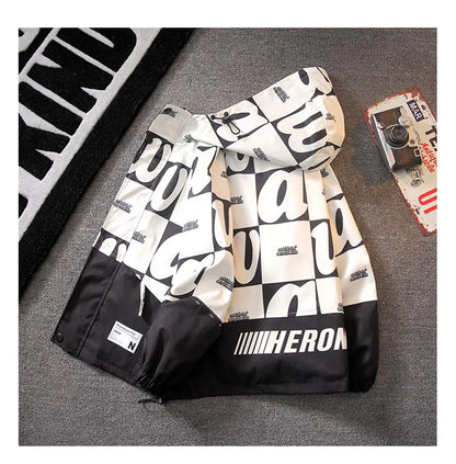 Kids Windbreaker Coat Jacket Alphabet