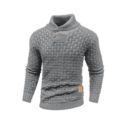Sweater Winter Knitted Crew Neck Warm