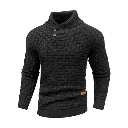 Sweater Winter Knitted Crew Neck Warm