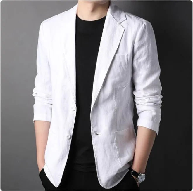 Fashion Coat Linen Blaze