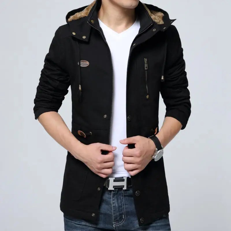 Fashion Windproof Streetwear Men’s Coat
