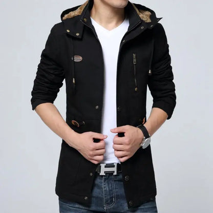 Fashion Windproof Streetwear Men’s Coat