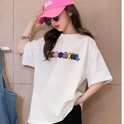 Kids Fashion O-Neck Short Sleeve Top
