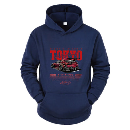 Tokyo Pattern Harajuku Streetwear Hoodie