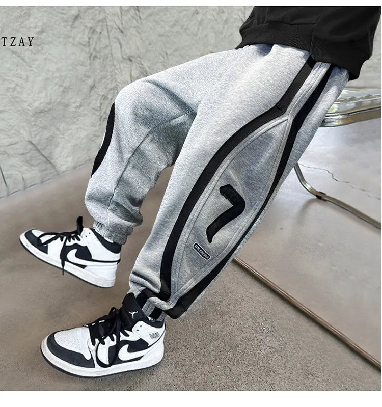 Teen Boys’ Spring Autumn School Trousers