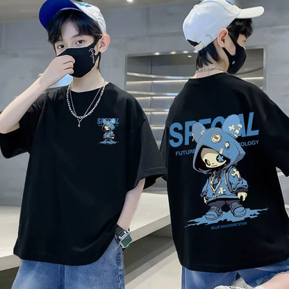Boys T Shirts Girls Short Sleeve Cotton
