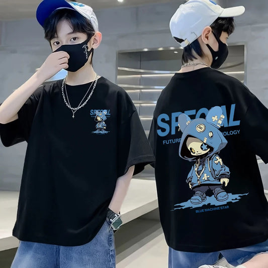 Boys T Shirts Girls Short Sleeve Cotton