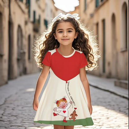Fashion Dress Cartoon 3D Print