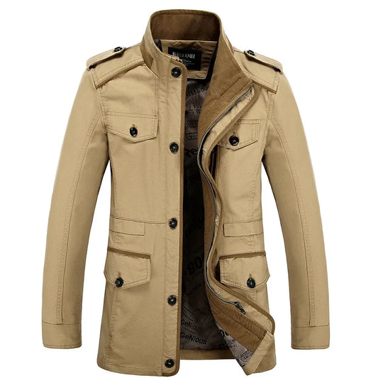 Men’s Cotton Trench Coat