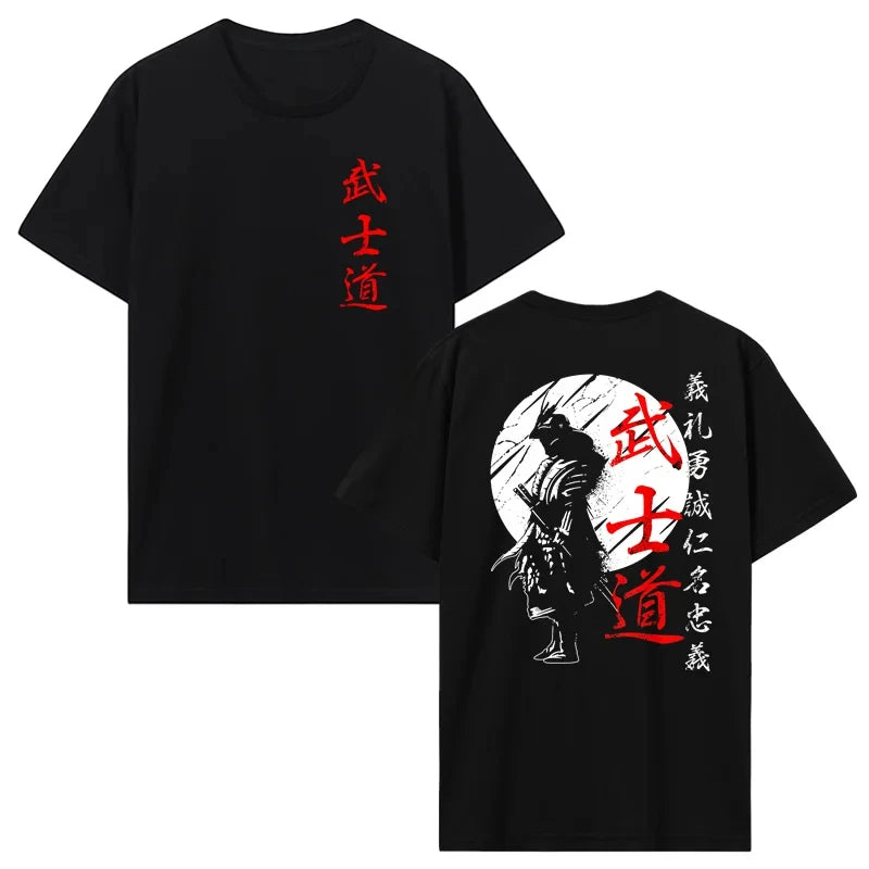 Samurai Spirit Fashion Streetwear T-shirt