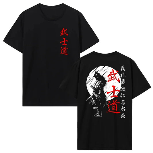 Samurai Spirit Fashion Streetwear T-shirt