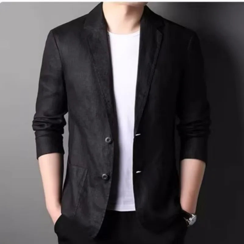 Fashion Coat Linen Blaze