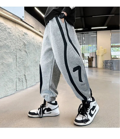 Teen Boys’ Spring Autumn School Trousers