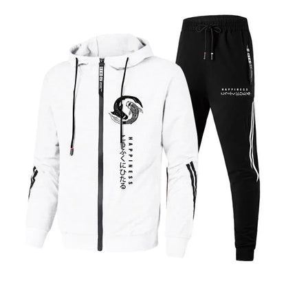 Streetwear Hoodie Sweatpants Set for Men