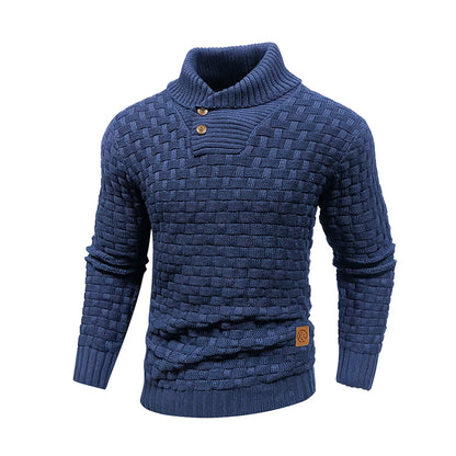 Sweater Winter Knitted Crew Neck Warm