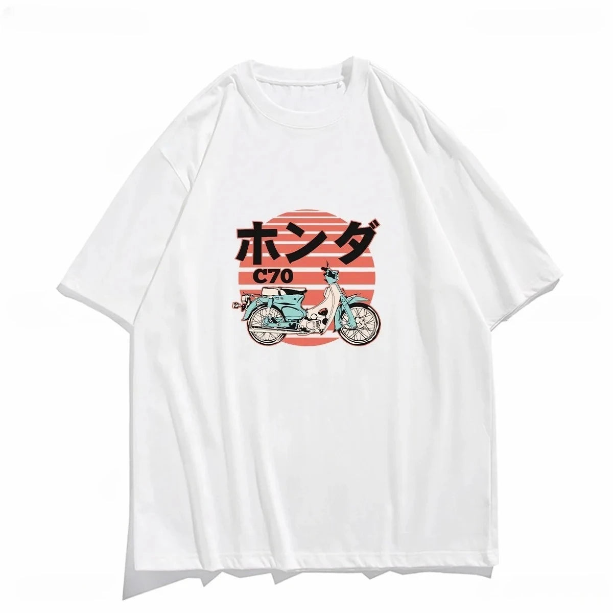 Vintage Japanese Motorcycle Printed Tee Unisex