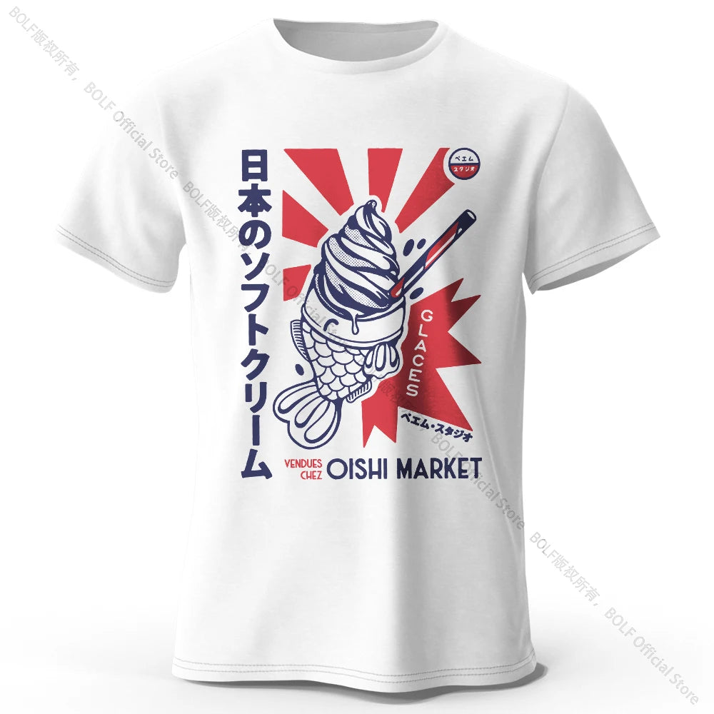 Japanese Foodie Cotton Unisex Graphic Tee