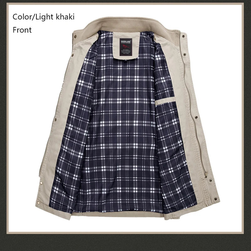 Casual Windproof Outdoor Multi-Pocket Jacket