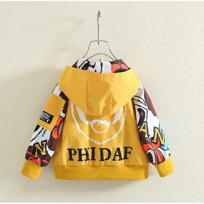 PhiDaf Hooded Windbreaker