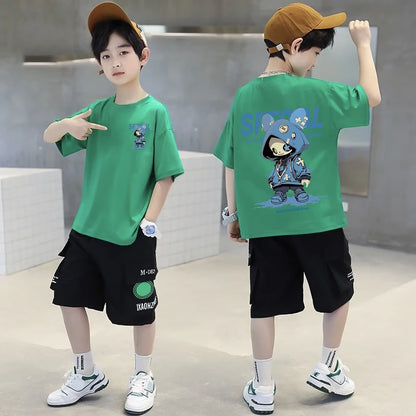 Boys T Shirts Girls Short Sleeve Cotton