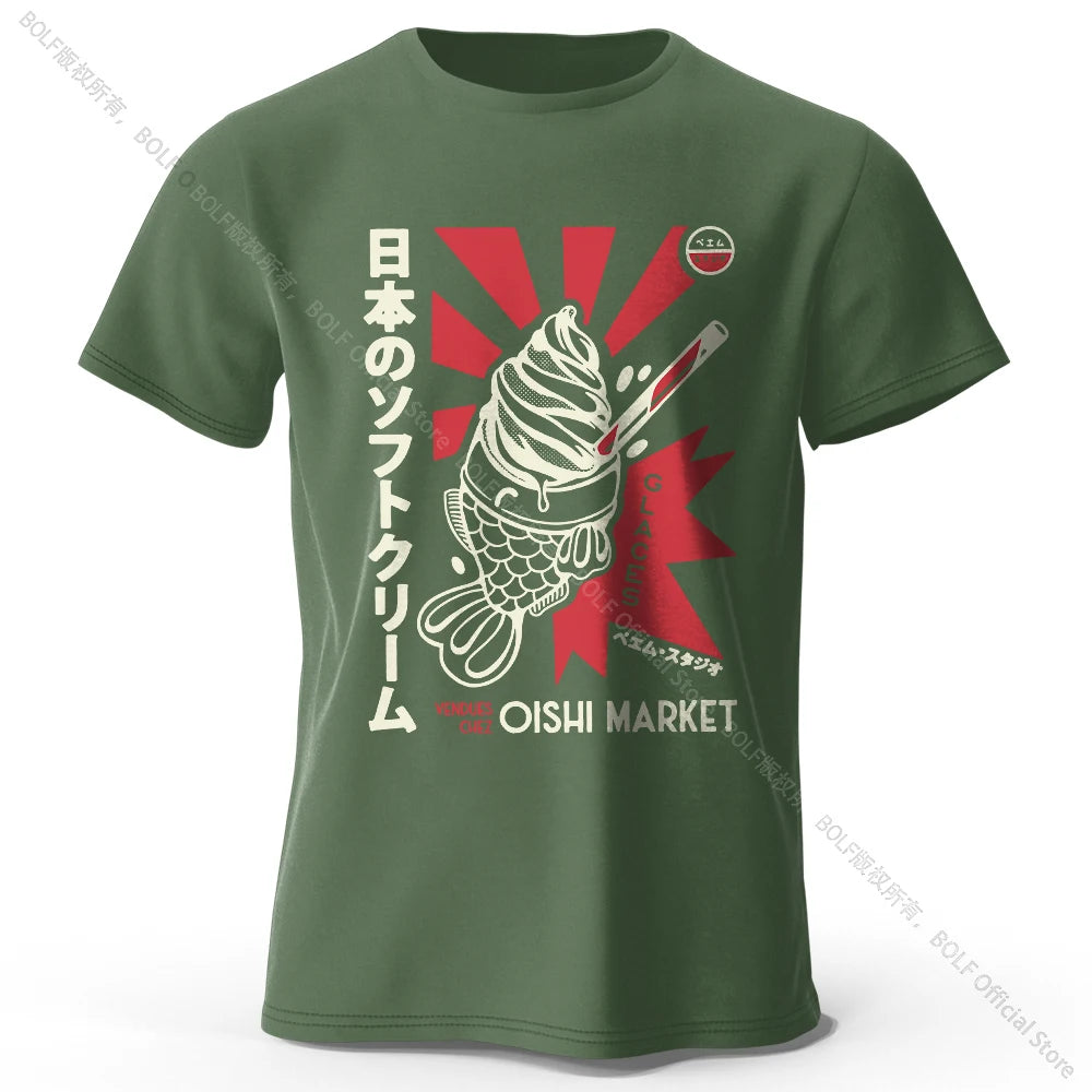 Japanese Foodie Cotton Unisex Graphic Tee