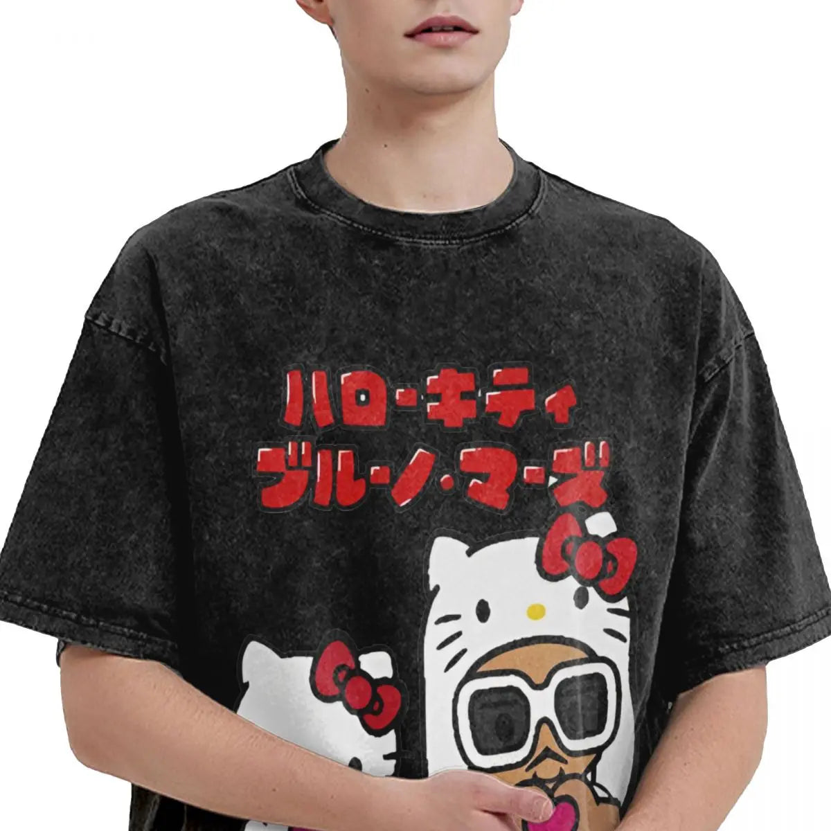 Hello Kitty Bruno Mars Cotton Shirt