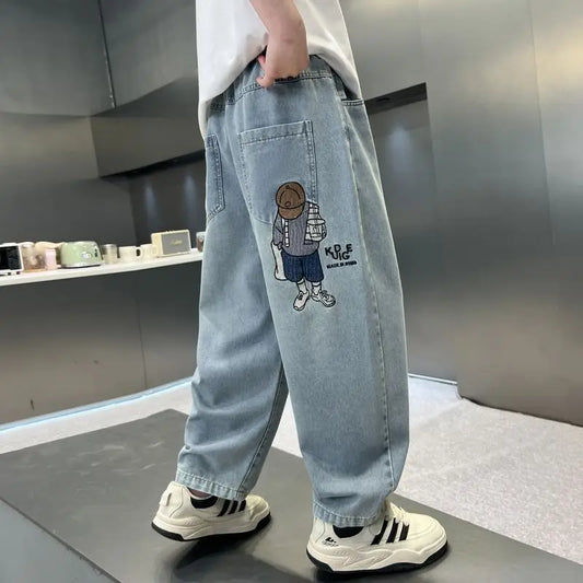 Boys' Fashionable Trend Denim Pants