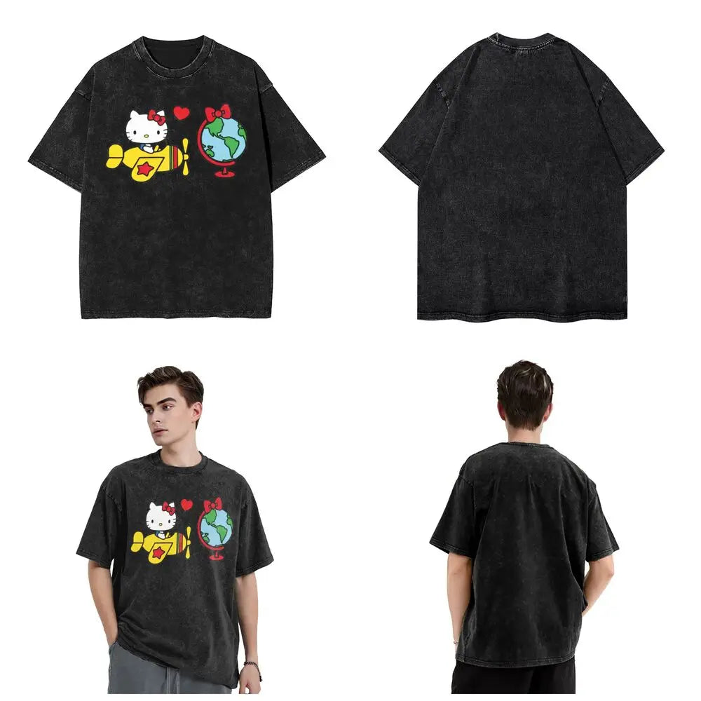 Hello Kitty Bruno Mars Cotton Shirt