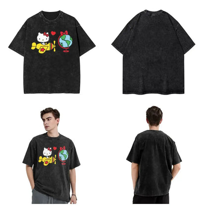 Hello Kitty Bruno Mars Cotton Shirt