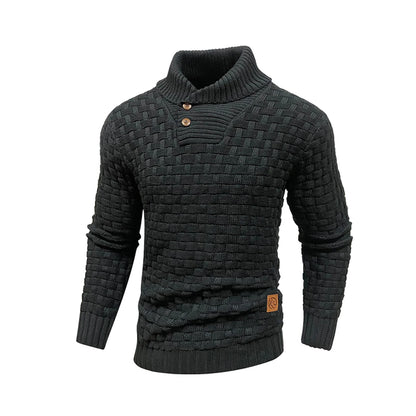 Sweater Winter Knitted Crew Neck Warm