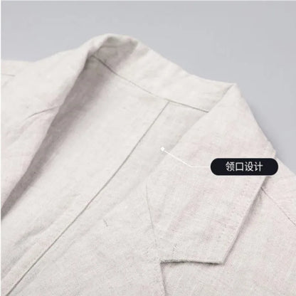 Fashion Coat Linen Blaze