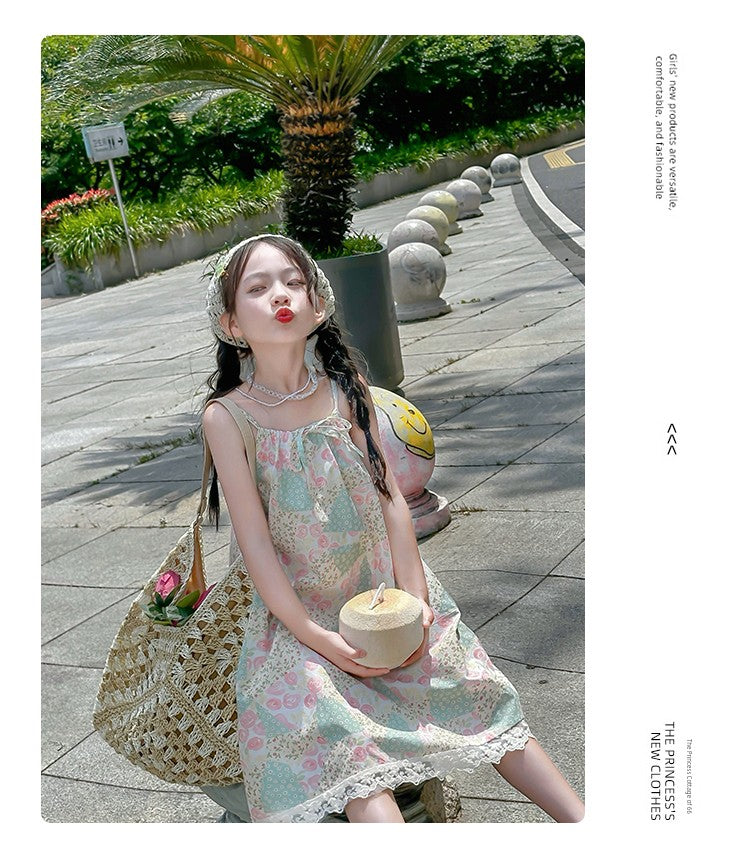 Western Style Suspender Dress