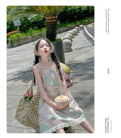 Western Style Suspender Dress