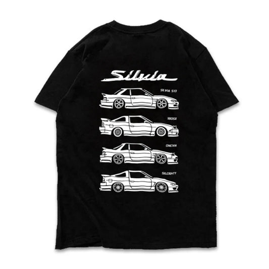 Silvia S13 Drift Racing Graphic T-shirt