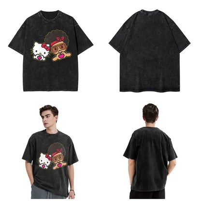 Hello Kitty Bruno Mars Cotton Shirt