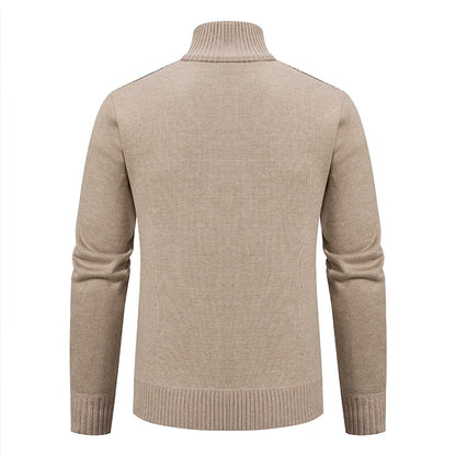 Men’s Warm Cashmere Knitted Sweater Coat