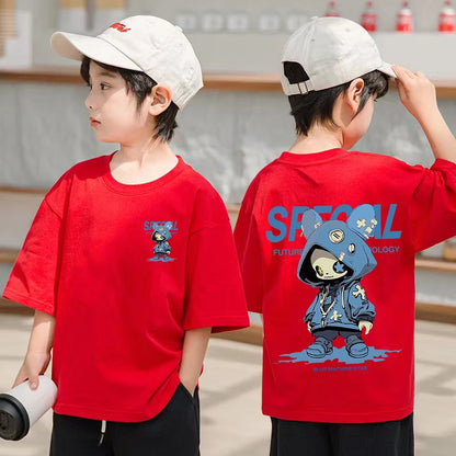Boys T Shirts Girls Short Sleeve Cotton